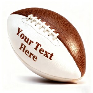 Personalized Custom Football High School Football Junior Football Full 12-Inch Football Gifts for Coach Dad Football Fan Groomsmen Birthday imagem 5