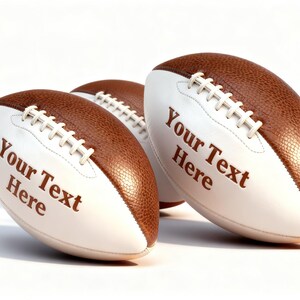 Personalized Custom Football High School Football Junior Football Full 12-Inch Football Gifts for Coach Dad Football Fan Groomsmen Birthday imagem 4
