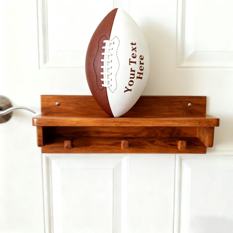 Personalized Custom Football High School Football Junior Football Full 12-Inch Football Gifts for Coach Dad Football Fan Groomsmen Birthday imagem 12