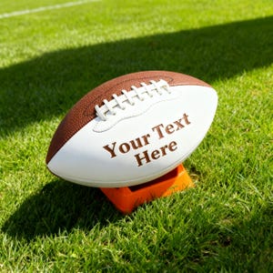 Personalized Custom Football High School Football Junior Football Full 12-Inch Football Gifts for Coach Dad Football Fan Groomsmen Birthday imagem 19