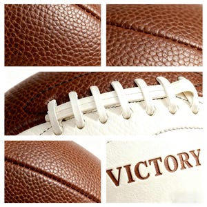 Personalized Custom Football High School Football Junior Football Full 12-Inch Football Gifts for Coach Dad Football Fan Groomsmen Birthday imagem 17