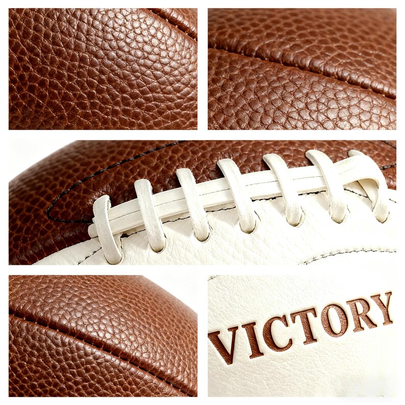 Personalized Custom Football High School Football Junior Football Full 12-Inch Football Gifts for Coach Dad Football Fan Groomsmen Birthday imagem 17
