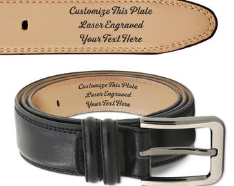 Personalized Mens Belt Leather Belt for Men Custom Engraved Belt Men Belt Gifts for Men Wedding Anniversary Christmas