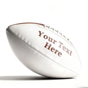 Personalized Custom Football High School Football Junior Football Full 12-Inch Football Gifts for Coach Dad Football Fan Groomsmen Birthday imagem 7