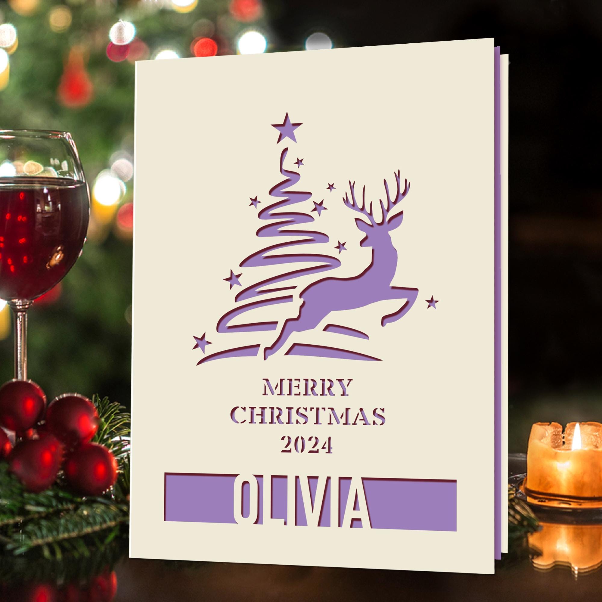 EDSG Personalized Christmas Cards 2025 Christmas Card Gifts Xmas Gifts