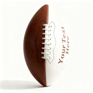 Personalized Custom Football High School Football Junior Football Full 12-Inch Football Gifts for Coach Dad Football Fan Groomsmen Birthday imagem 6