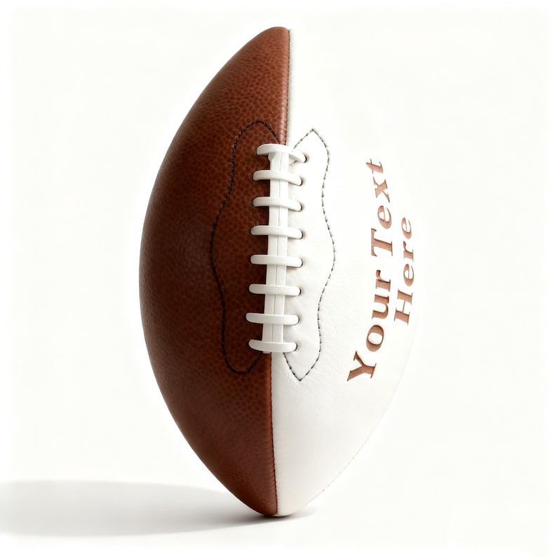 Personalized Custom Football High School Football Junior Football Full 12-Inch Football Gifts for Coach Dad Football Fan Groomsmen Birthday imagem 6