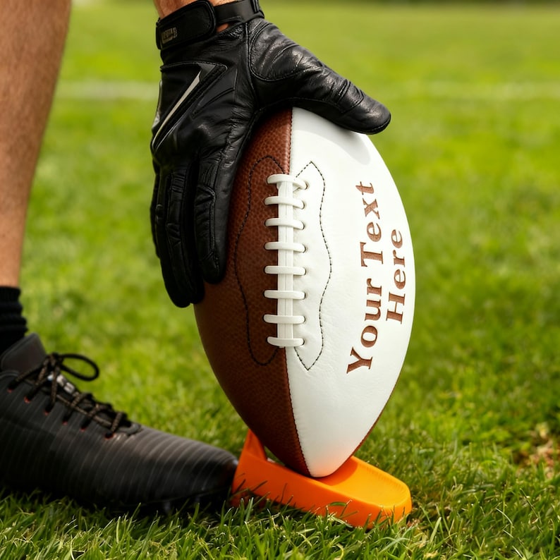 Personalized Custom Football High School Football Junior Football Full 12-Inch Football Gifts for Coach Dad Football Fan Groomsmen Birthday imagem 20