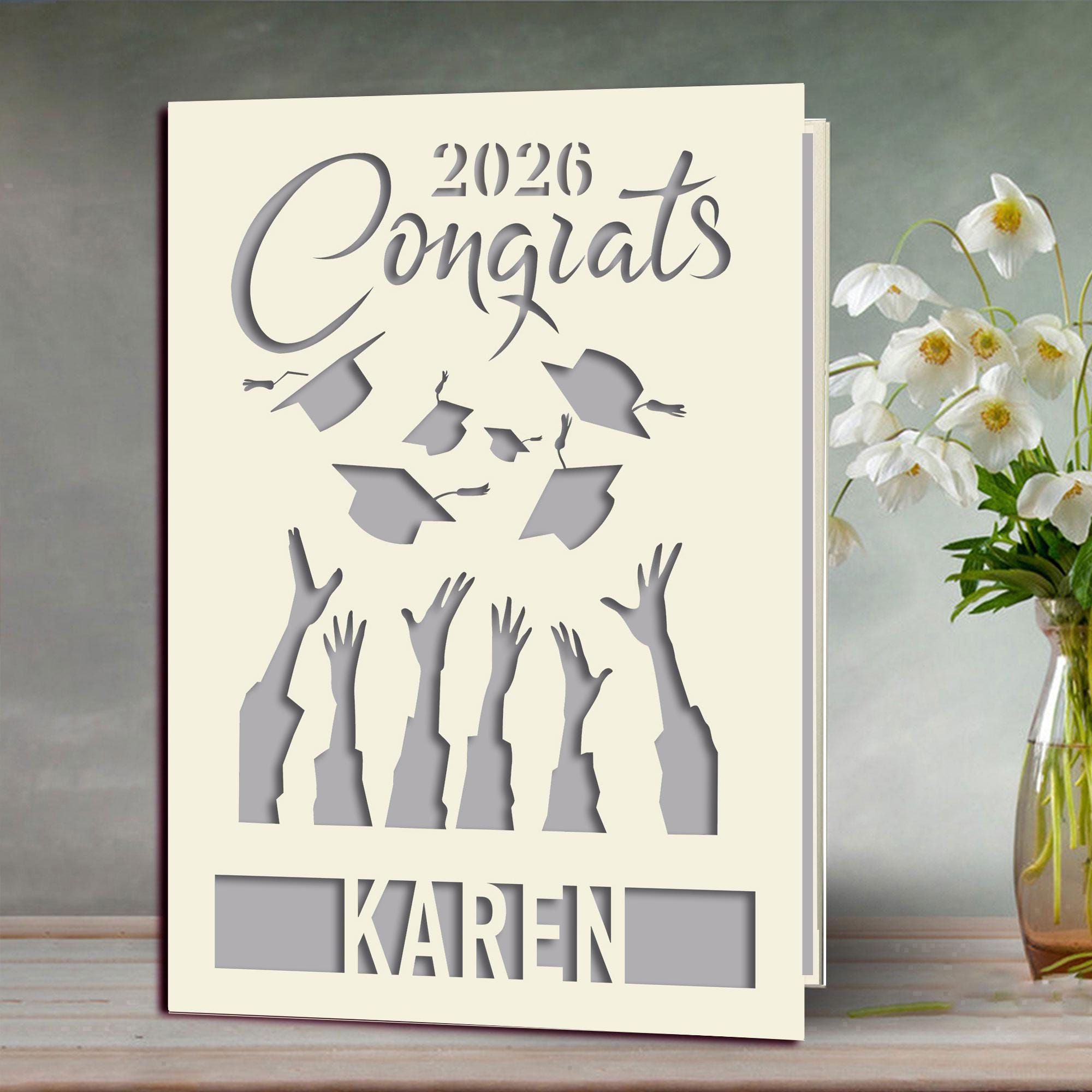 Personalised Graduation Cards for Daughter Son Graduates ...