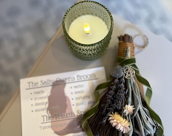 Owens Inspired Herbal Ritual Broom 6" witches Besom Sally Owens Cottagecore Cinnamon Besom Housewarming gift Whimsical Decor Practical Magic