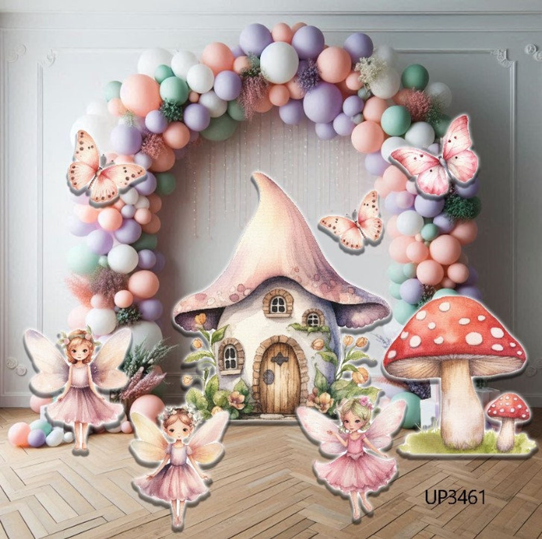 Fairies, Fairy House, Fairy Party Props, Fairy Party Decor, Mushrooms ...