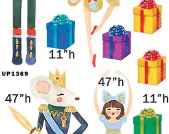 Christmas Nutcracker, Party Props, Christmas Party decor, Christmas tree, Nutcracker decor  (No Stake or Stands included) UP1369-FS-RB