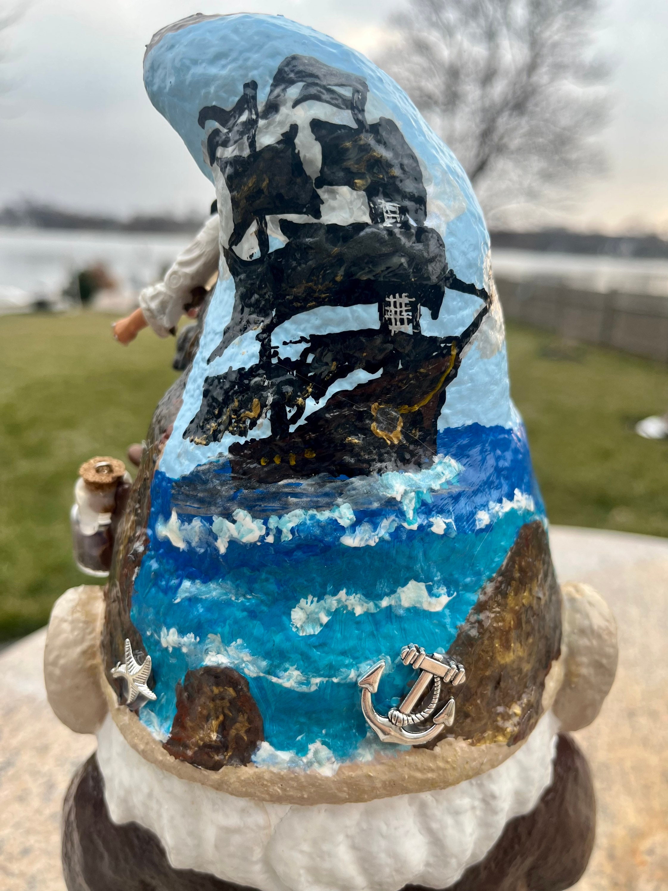 Captain Jack Sparrow Garden Gnome Statue Etsy