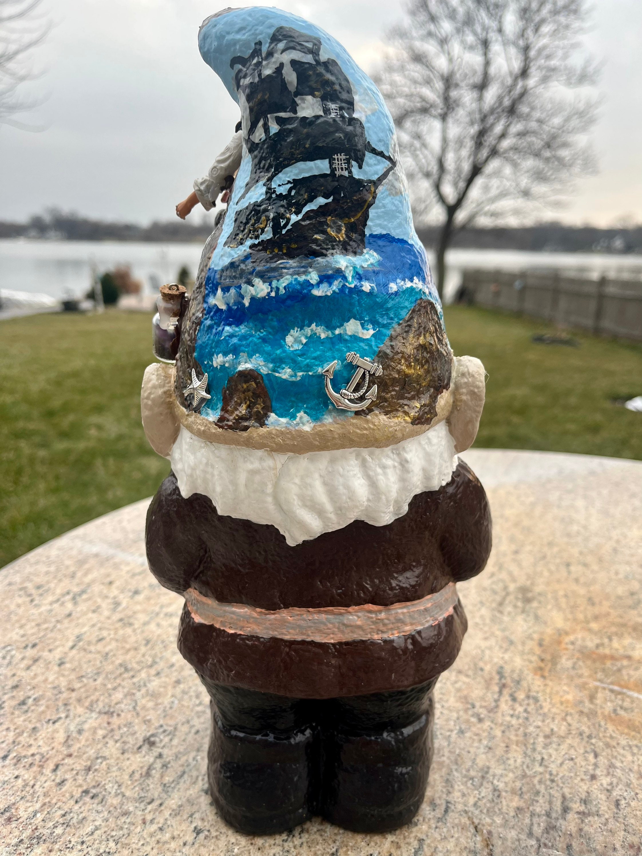 Captain Jack Sparrow Garden Gnome Statue Etsy