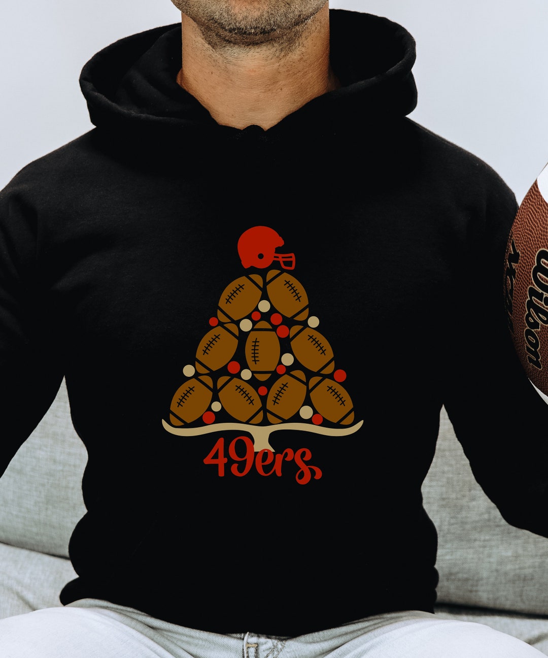 49er christmas pajamas