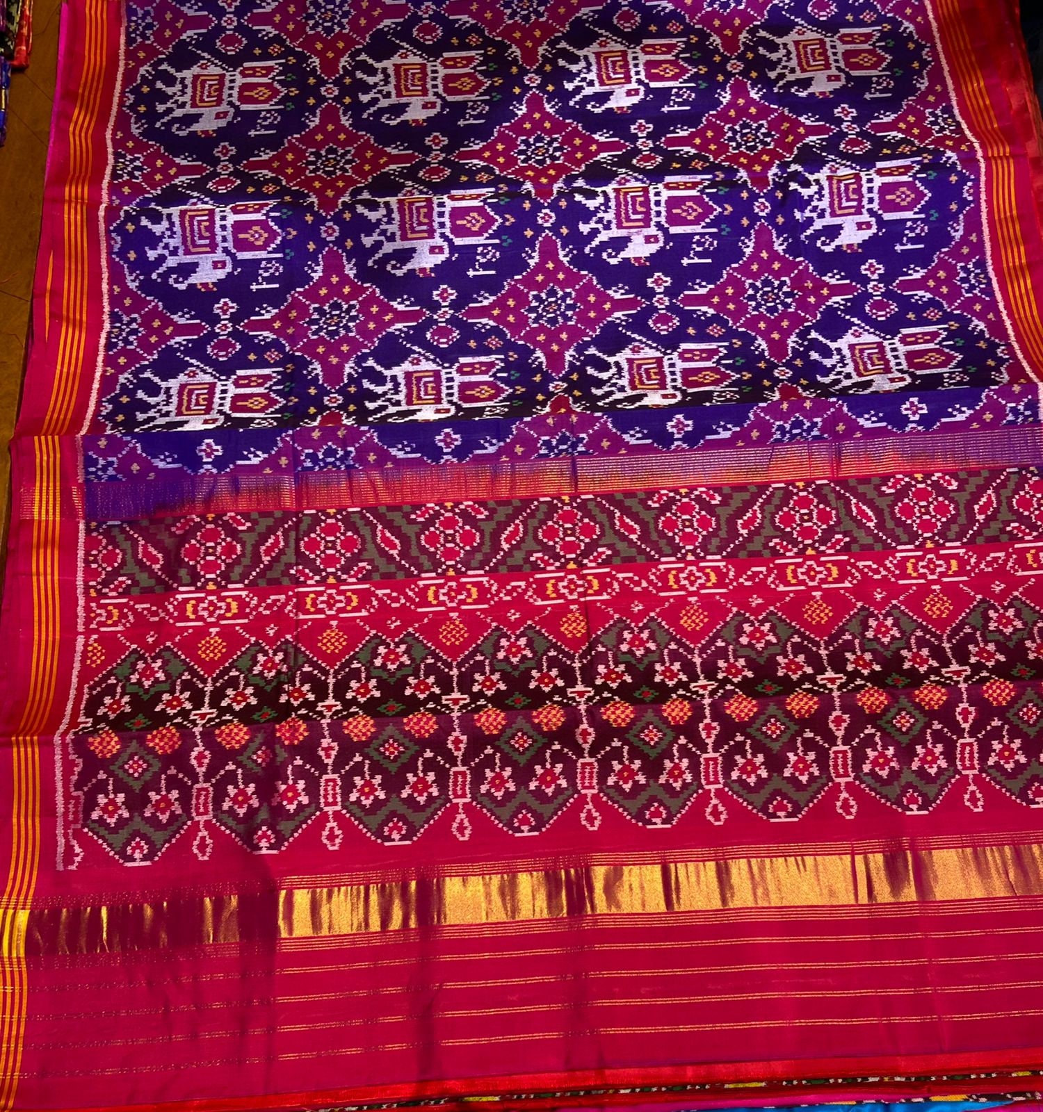 Exclusive Patan 100% Pure Silk Patola Saree Including Blouse Piece For Women | Patola For Women
