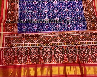 Exclusive Patan 100% Pure Silk Patola Saree Including Blouse Piece For Women | Patola For Women