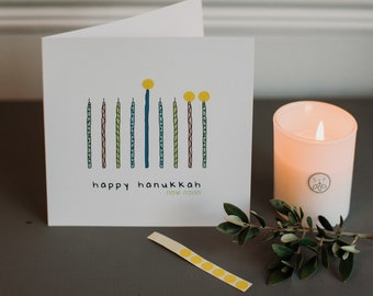 Light the Candles Hanukkah Card