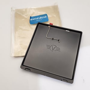 Hasselblad Rear Protective Cover for variety of Hasselblad cameras. Vintage! Made in Sweden in 1970s. Excellent condition.