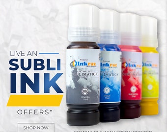 Sublimation Ink for Epson printers EcoTan 502 522 et 2720 2760 3710 3760 4700
