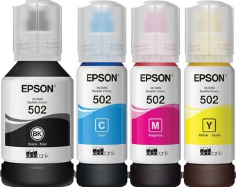 Epson 502 Ink Bottle 4 Pack for printers epson