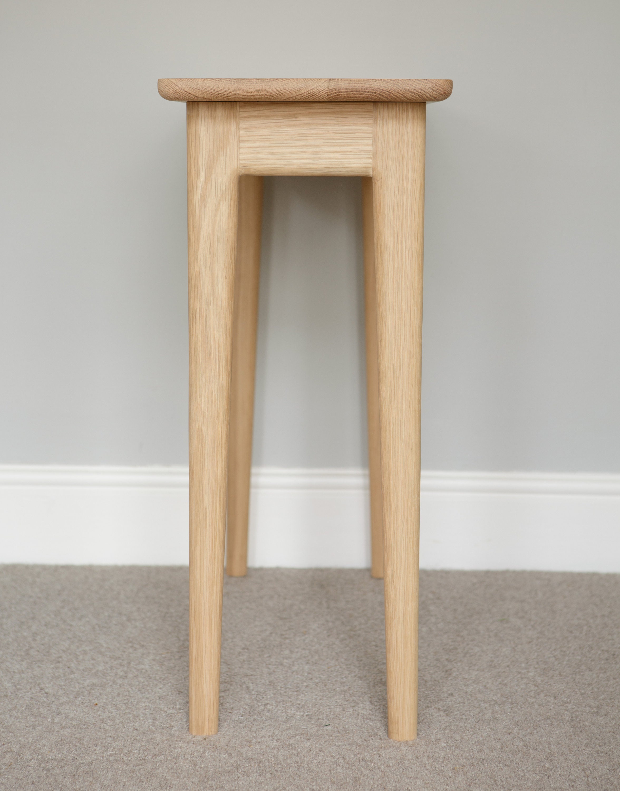 Oak Console Table Hall Table Entrance Table Mid Century - Etsy