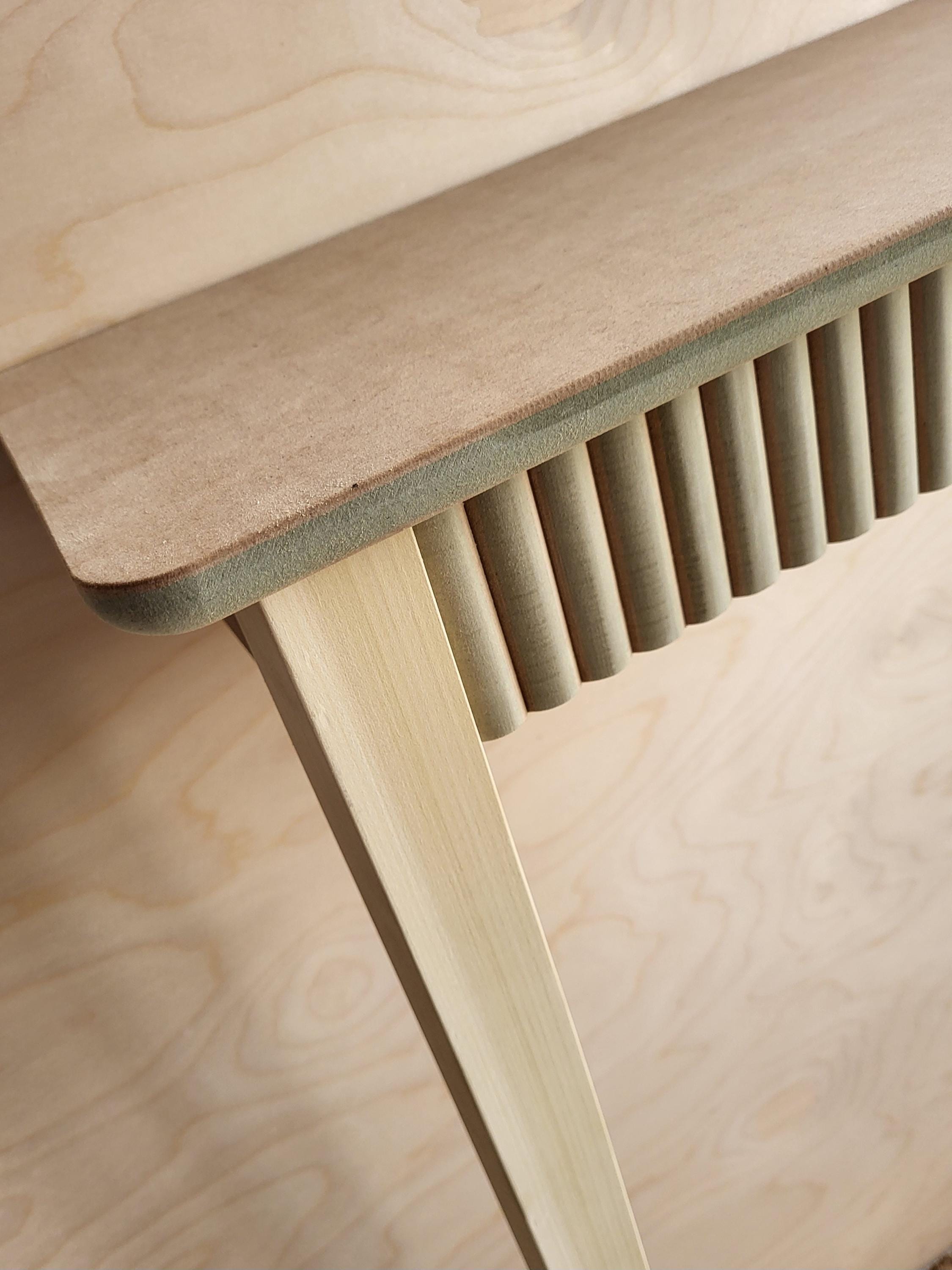 Ready to Paint Fluted Console Table, Radiator Console Table, Radiator ...