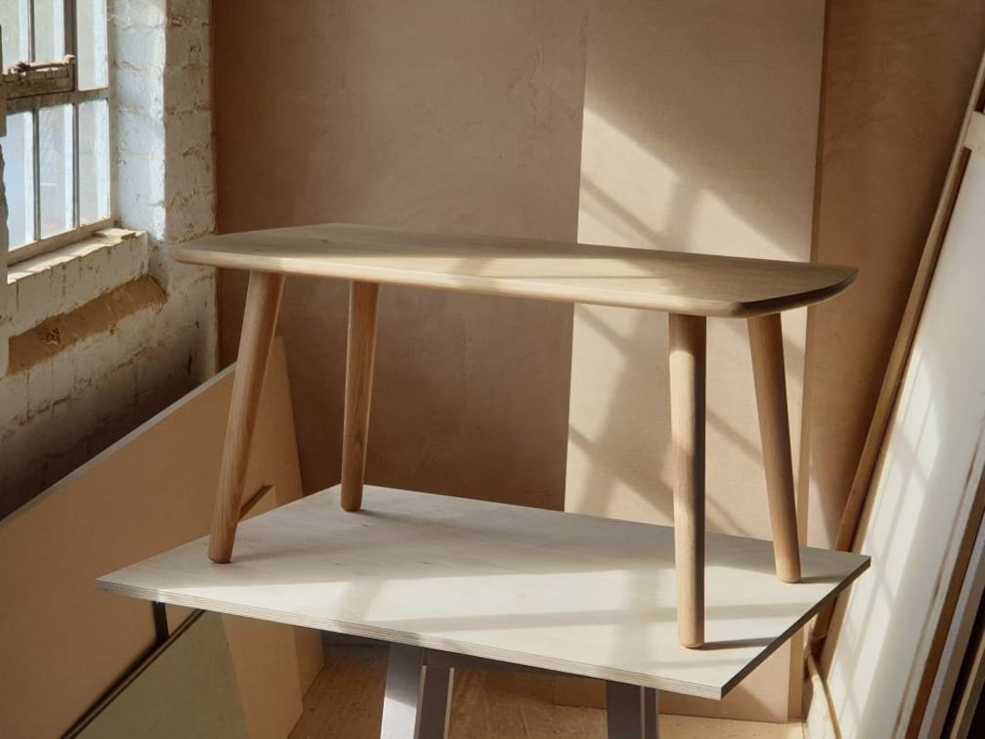 Mid Century Modern Wooden Coffee Table Oak Coffee Table Scandi Coffee