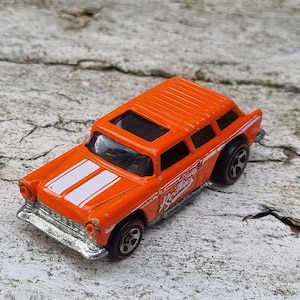 Vintage 2002/1969 Hot Wheels Redlines Serie, Chevy Nomad, Orange, sehr guter Zustand 1:64