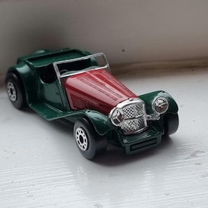 Vintage Matchbox car, Jaguar SS100, 1982, near mint condition