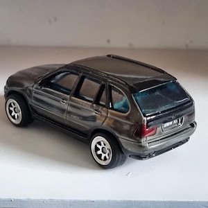 Fully restored and customised Vintage Realtoy BMW X5 E53 1:59 scale, Stainless steel look machined body