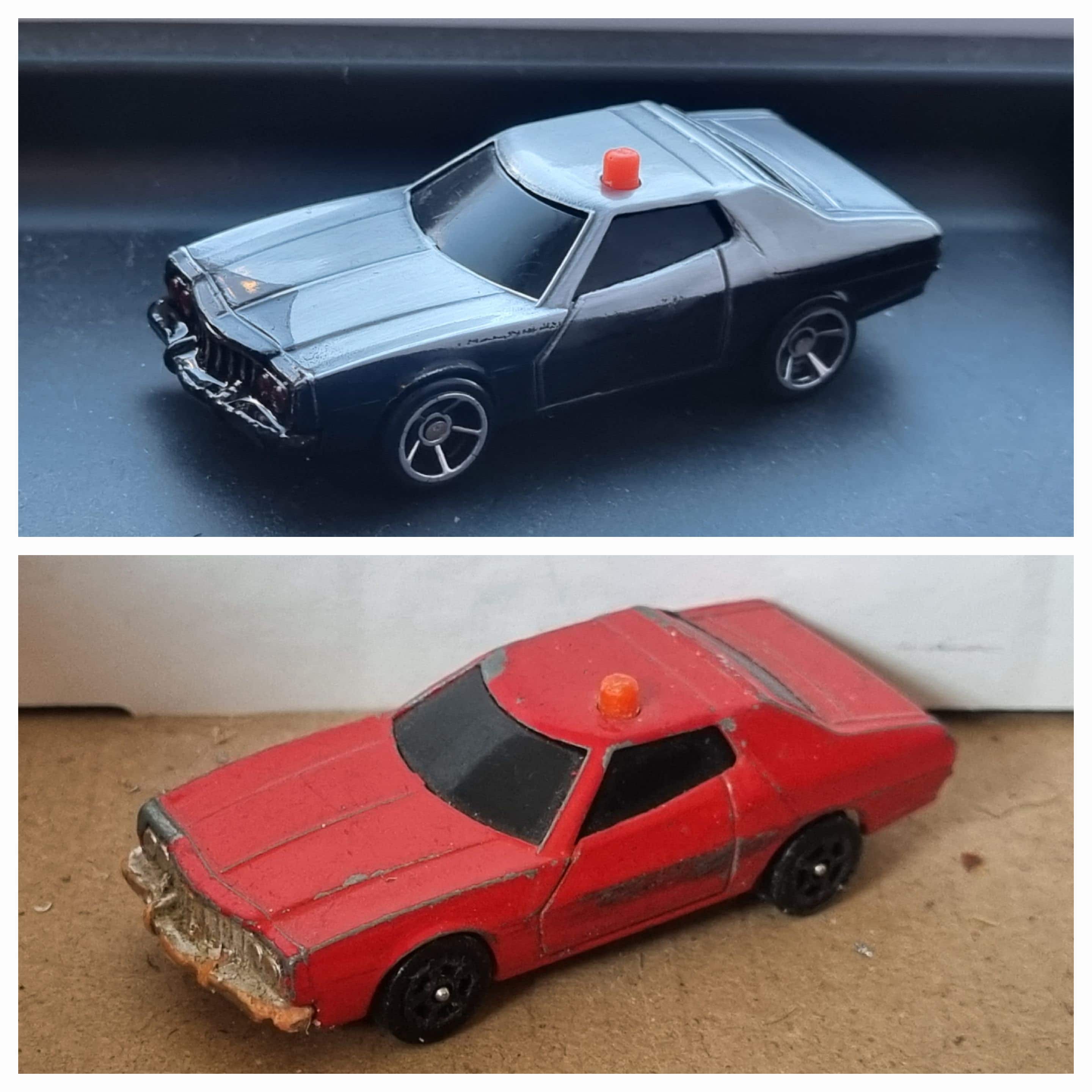 自動車 Corgi Starsky & Hutch Ford Torino Vintage Corgi Juniors Starsky & Hutch Ford Gran Torino, Custom