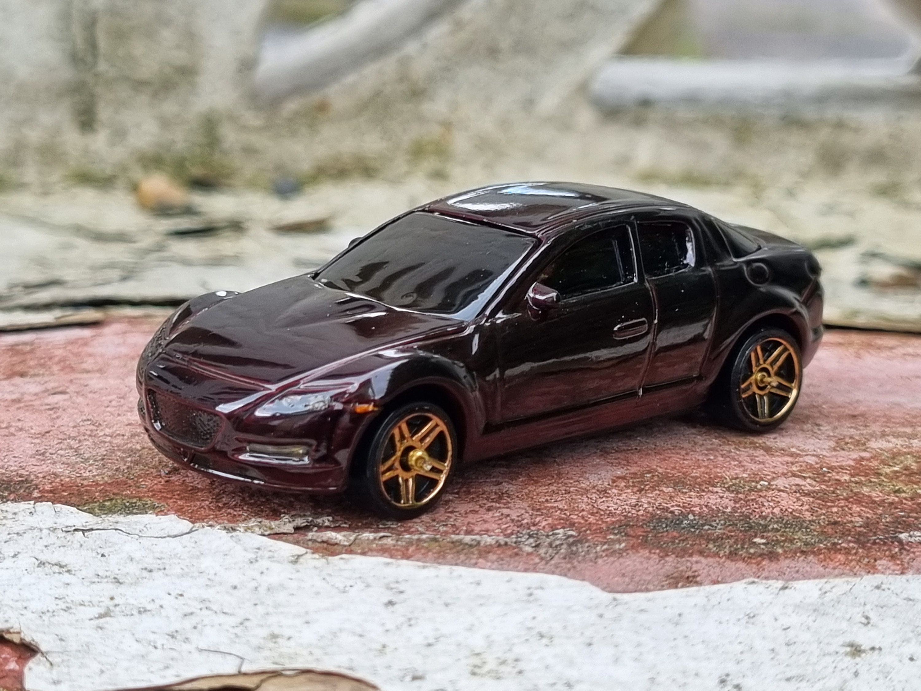 ホットウィール 2004 MAZDA RX8 CUSTOM Hot Wheels 2004 Mazda RX-8 Custom Pull-Back Speeders Toy Car