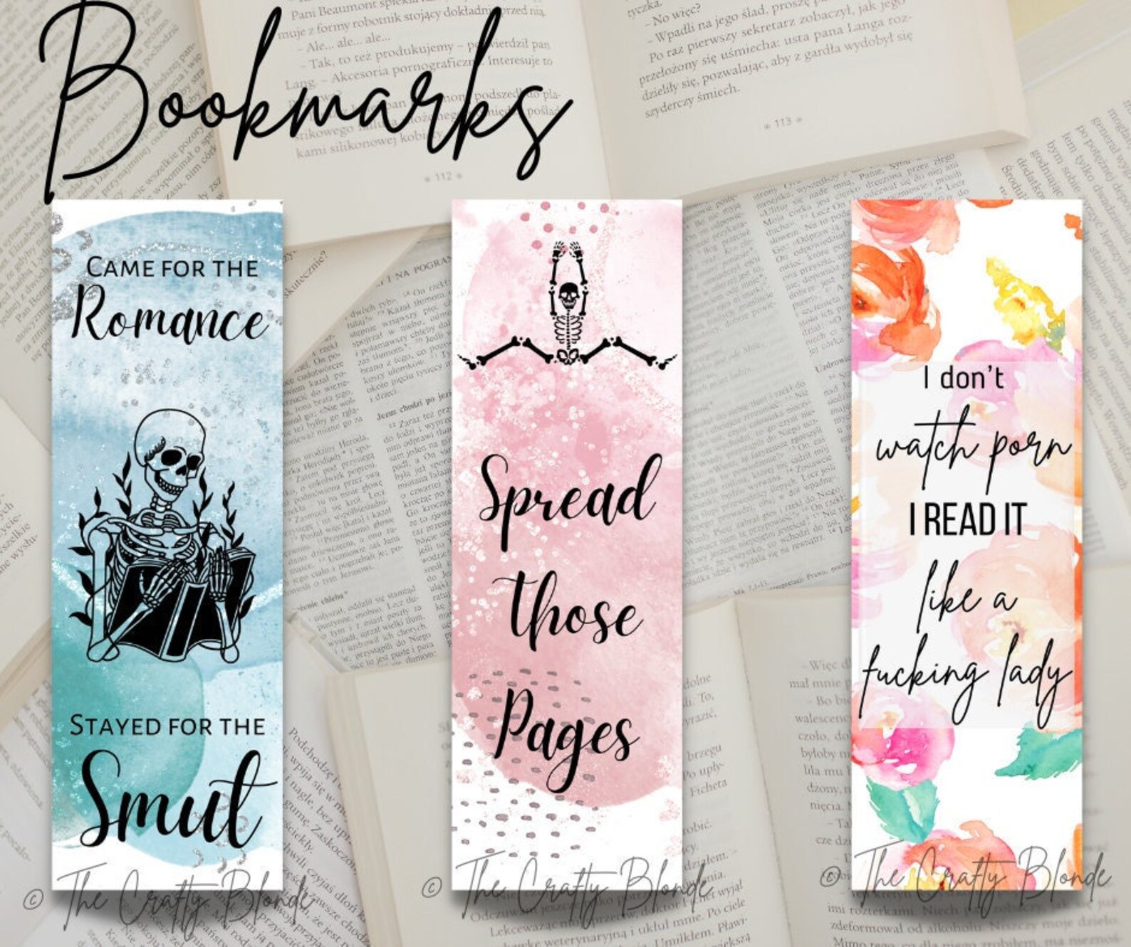 Bookmark Bookish Gift Smut Lover Funny Bookmarks Quitter - Etsy