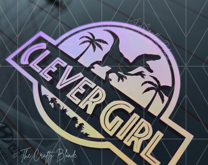 Clever Girl Jurassic Park Sticker Etsy