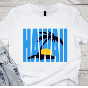 Hawaii Shirt, Vacation shirt, Summer shirt, Beach and Palm tree shirt, Family vacation shirt, Tropical island shirt, Hawaiian Beach sunset