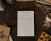 Monthly Digital Planner, Printable Monthly Planner, iPad Planner, Instant Download Productivity Planner