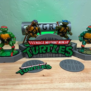 Action Figure Stands for Vintage Teenage Mutant Ninja Turtles
