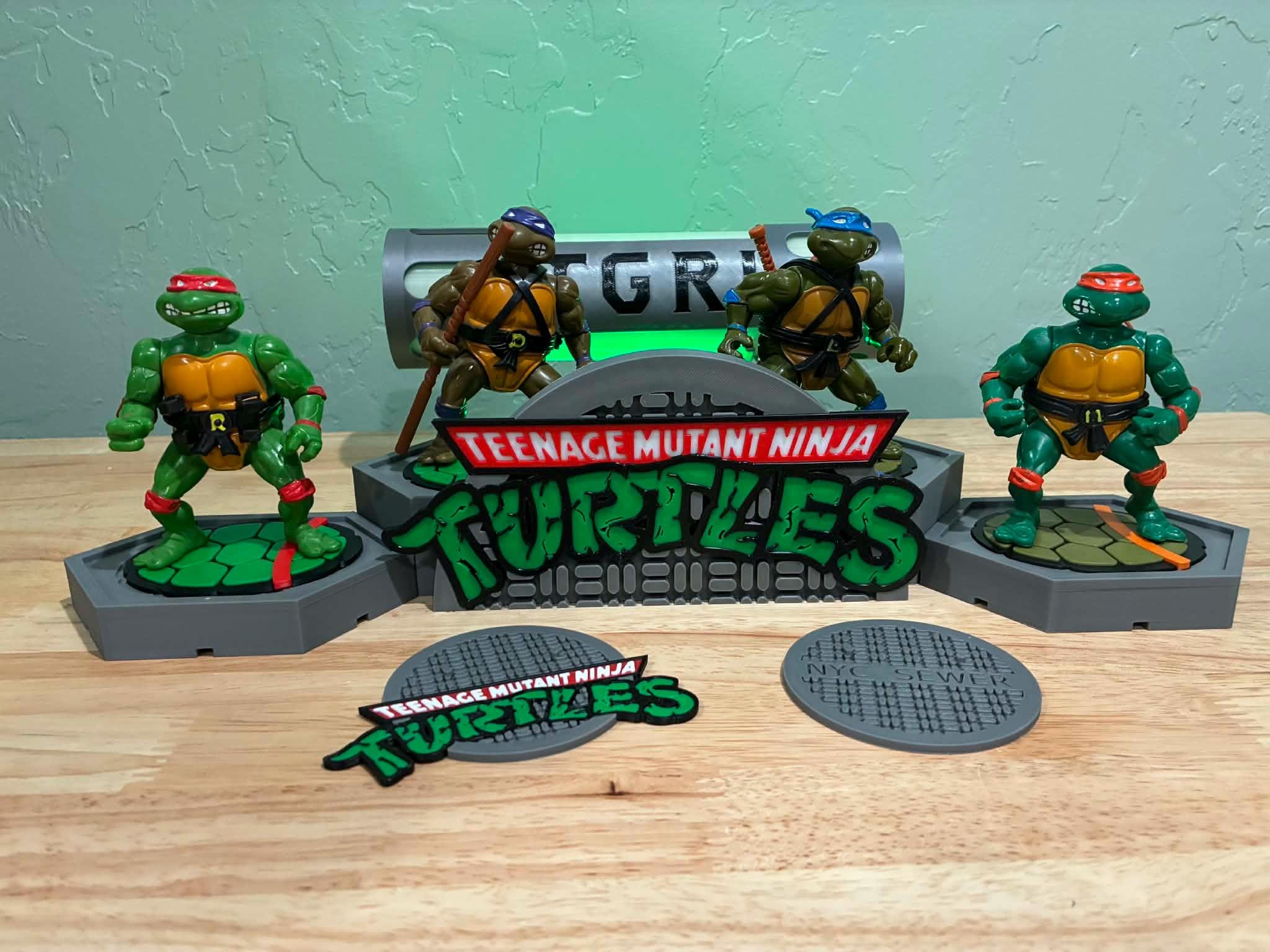 Action Figure Stands for Vintage Teenage Mutant Ninja Turtles - Etsy