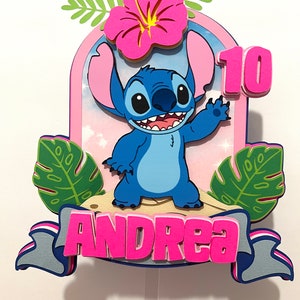 Stitch Cake Topper, Stitch Birthday, Stitch Party, Custom Cake Topper