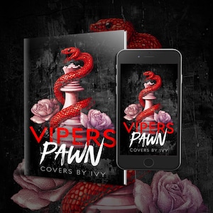 Vipers Pion, Jeu d&#39;échecs, Gothique, Sombre, Fantastique, Romance sombre, Jeune adulte, Dieux, Magie, Paranormal, Belle couverture de livre préfabriquée