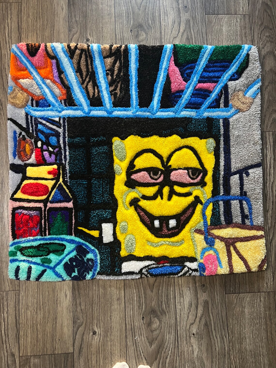 Spongebob Rug Etsy