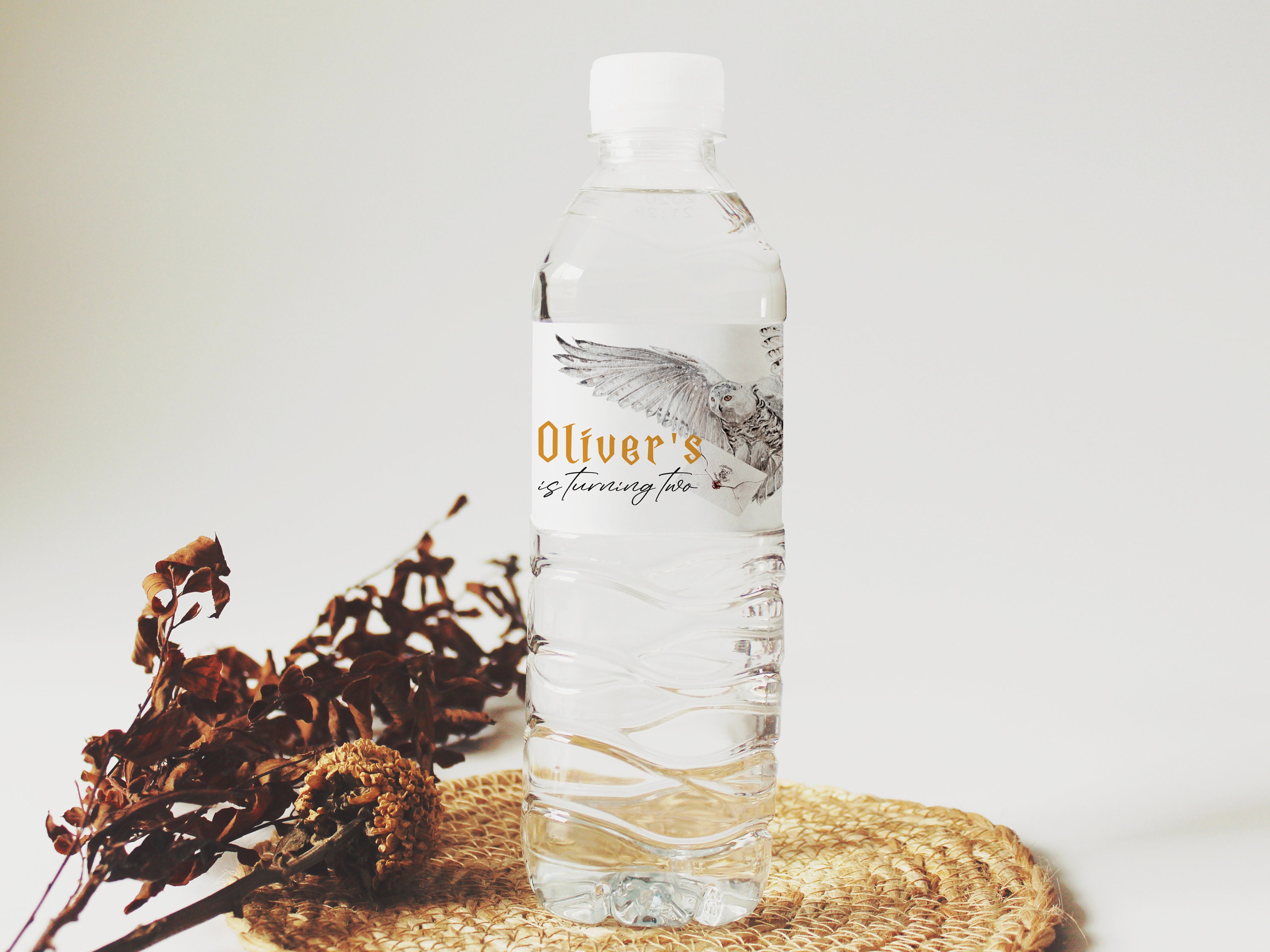 Wizard Water Bottle Label, Editable Magic School Birthday Template, 3 ...