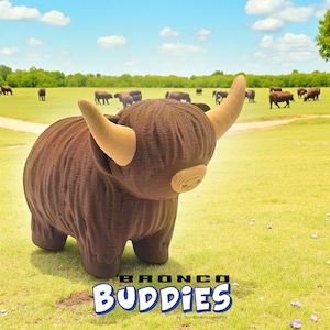 Bronco Buddies - Highland Cow moo moo