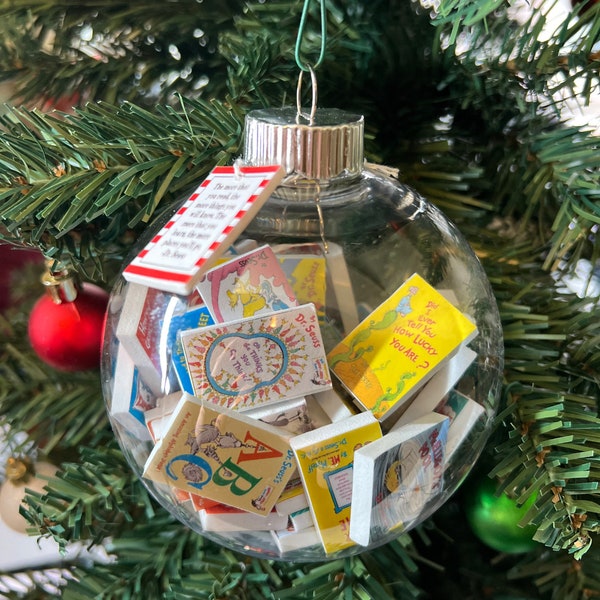 Dr. Seuss Book Ornament