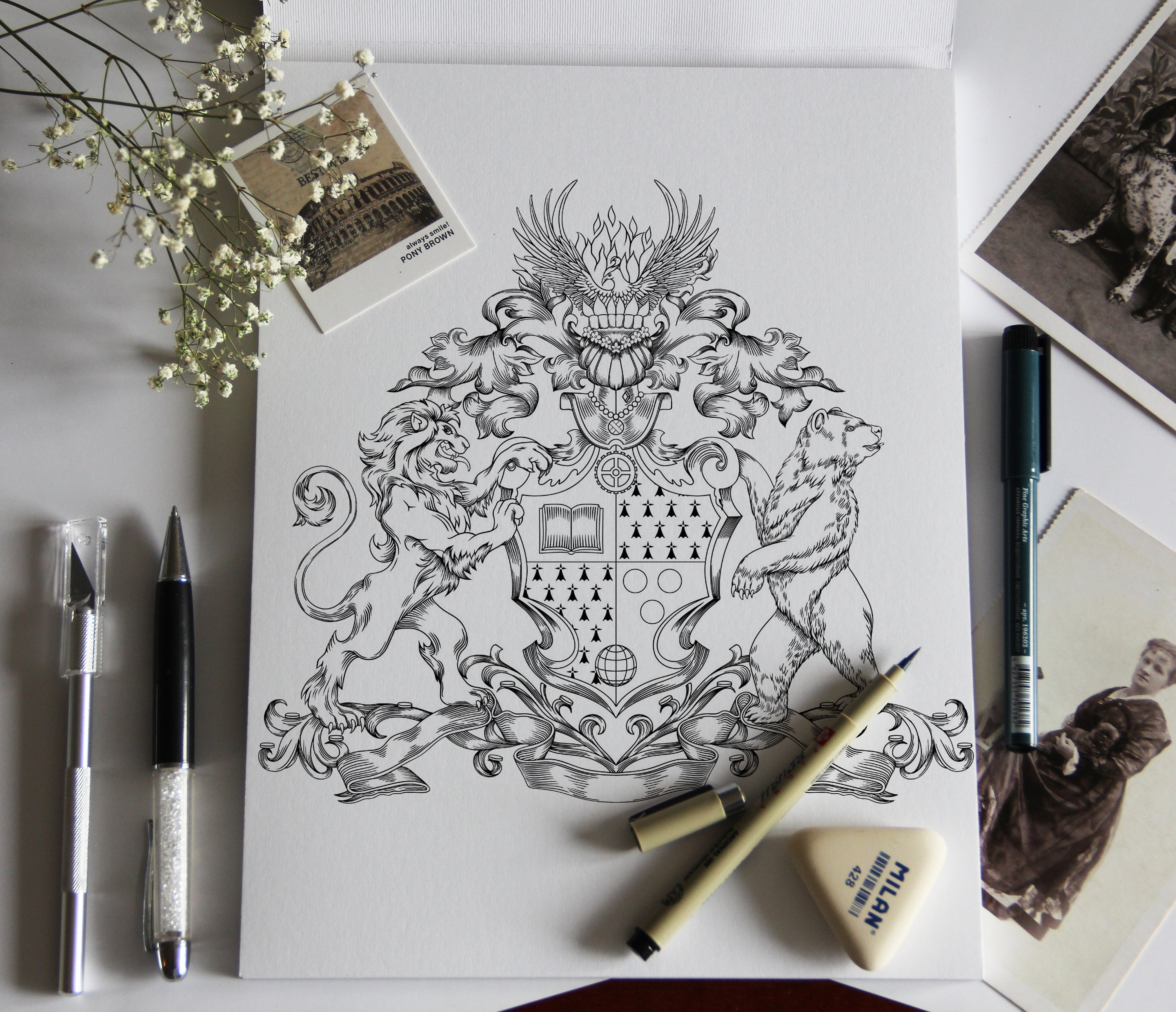 High-Quality Coat D Arms Paint Background for Your Screen High-Quality Coat D Arms Paint Background for Your Screen