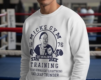 Mick's Gym 1976 Rocky I Cult Movie Crewneck