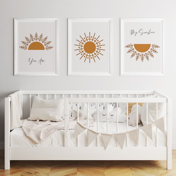 Printable Wall Art Nursery Quote Boho Nursery Decor Nursery Poster Kids ...