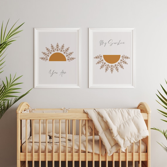 Printable Wall Art Nursery Quote Boho Nursery Decor Nursery Poster Kids ...