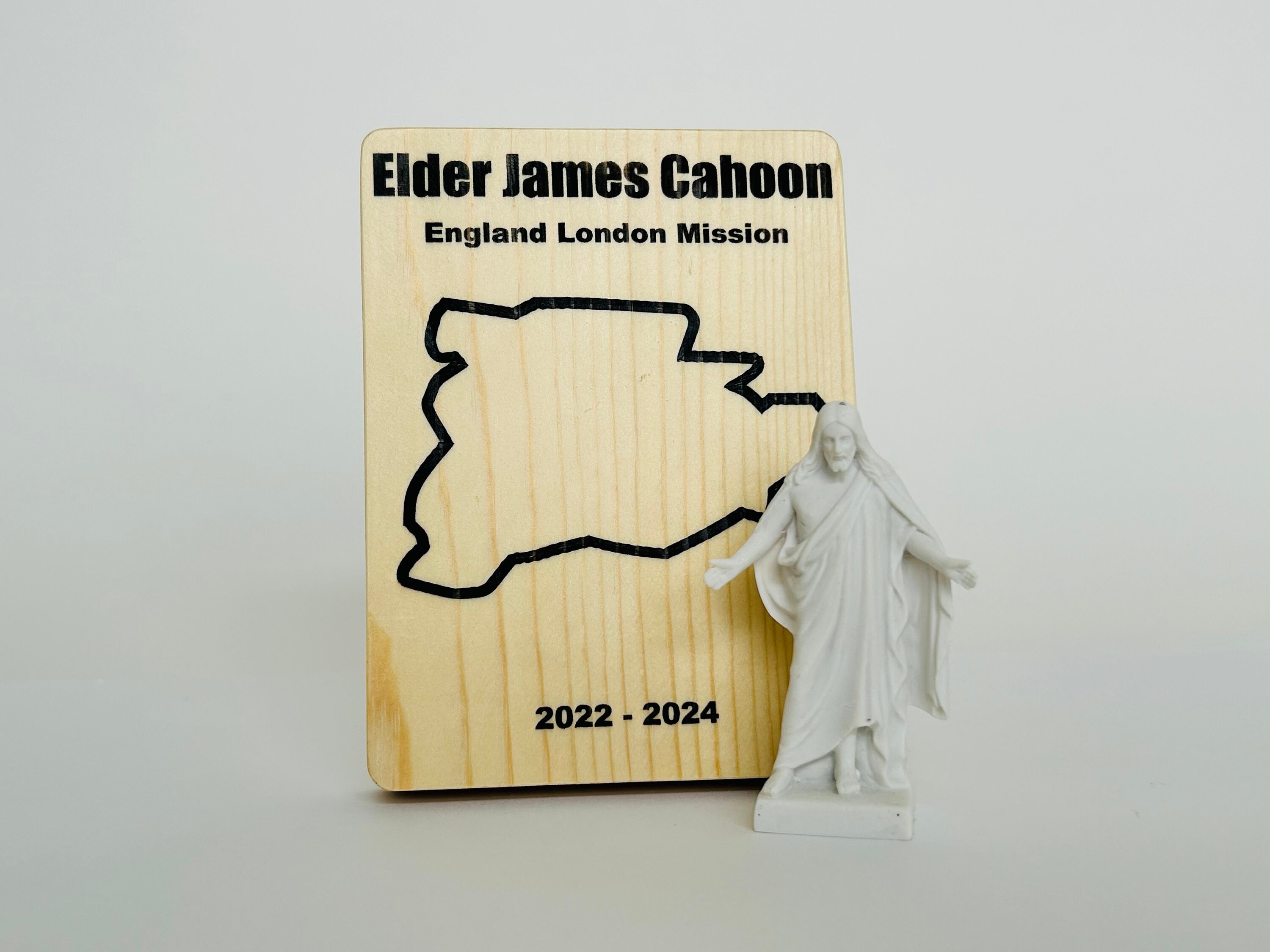 LDS Wooden Mission Map Plaque for Elder or Sister Missionary Gift ...